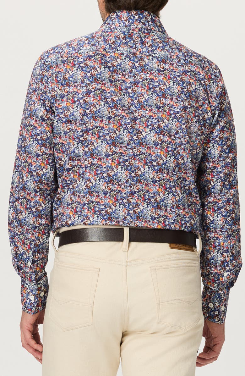 Robert Graham Backwell Floral Cotton Button-Up Shirt, Alternate, color, 