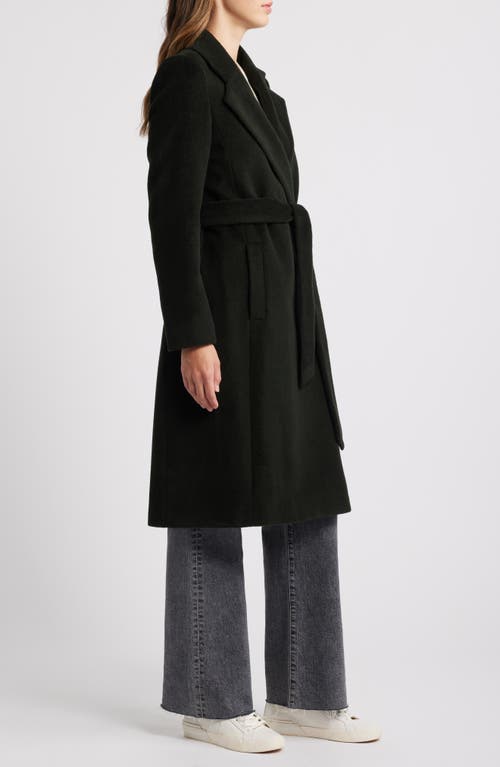 Shop Sam Edelman Tie Belt Wool Blend Wrap Coat