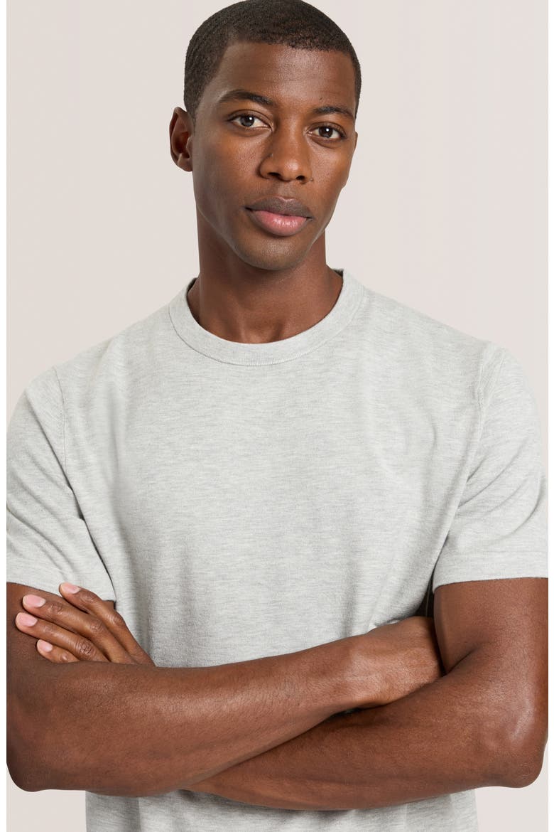 Modern Crewneck Sweater, Alternate, color, GREY HEATHER