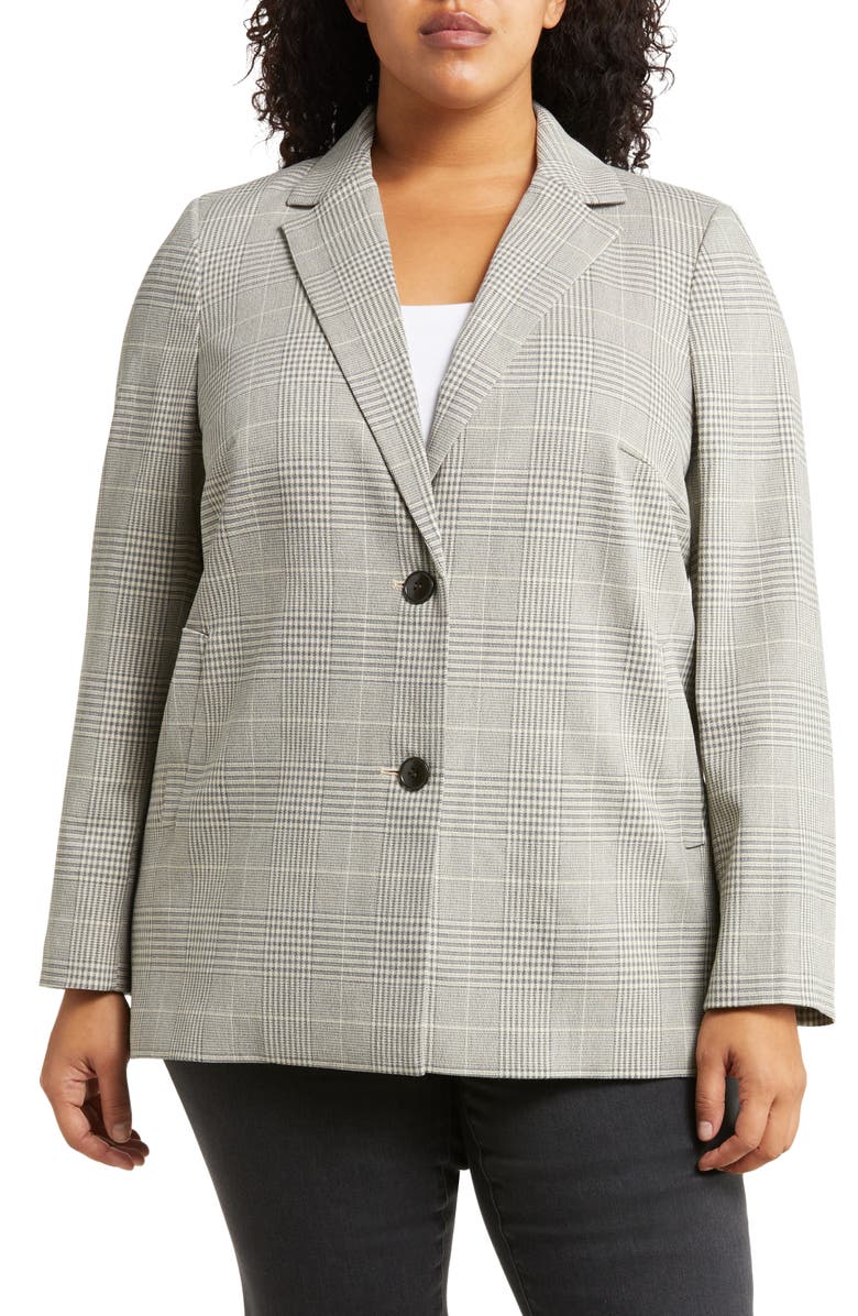 Madewell Dorset Nicholas Glen Plaid Oversize Blazer, Alternate, color,