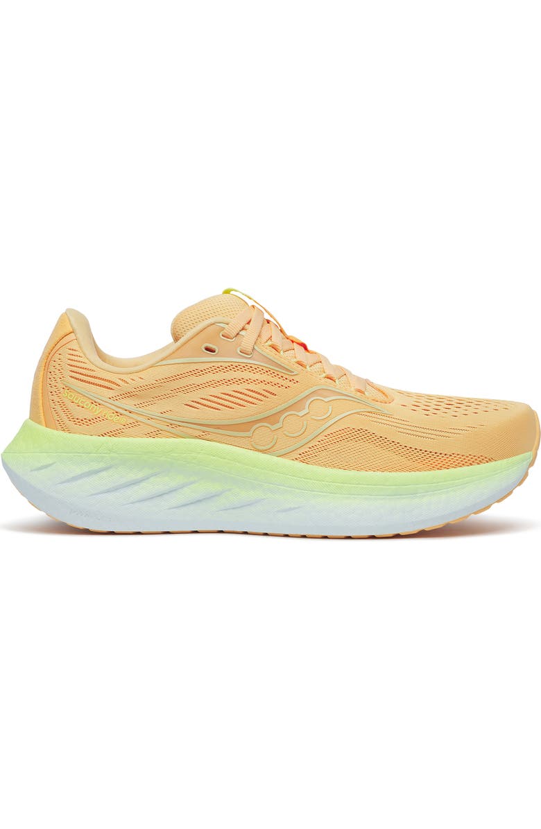 Saucony Ride 18 Running Shoe, Alternate, color, Peach/ Sunny