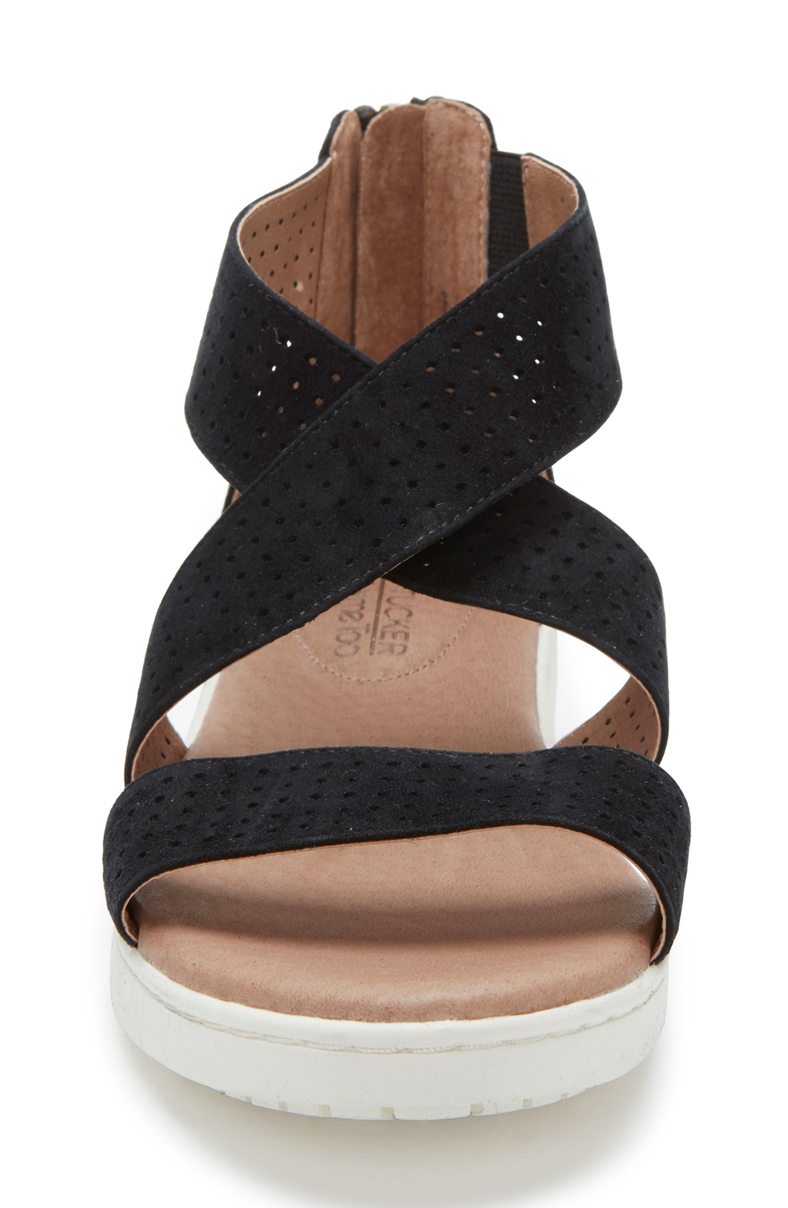 Adam Tucker by Me Too Adam Tucker Rayna Perforated Wedge Sandal, Alternate, color, 