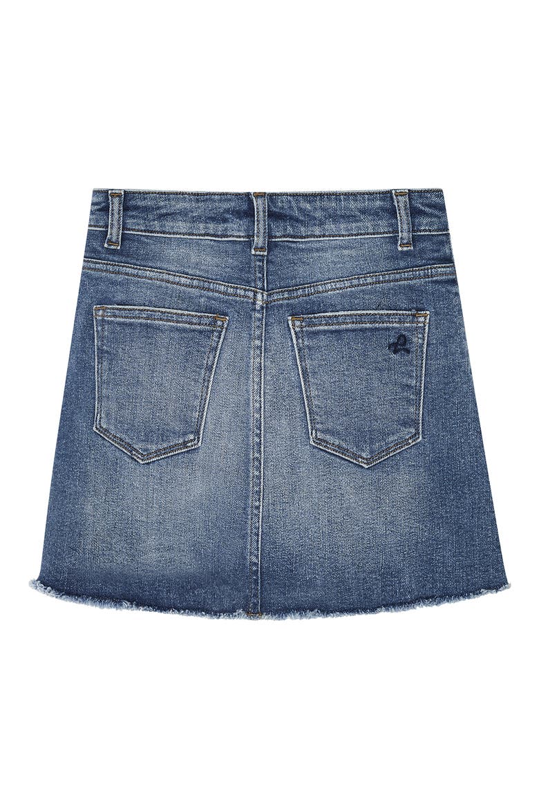 Cutoff Denim Skirt, Alternate, color, BLUE ROSE