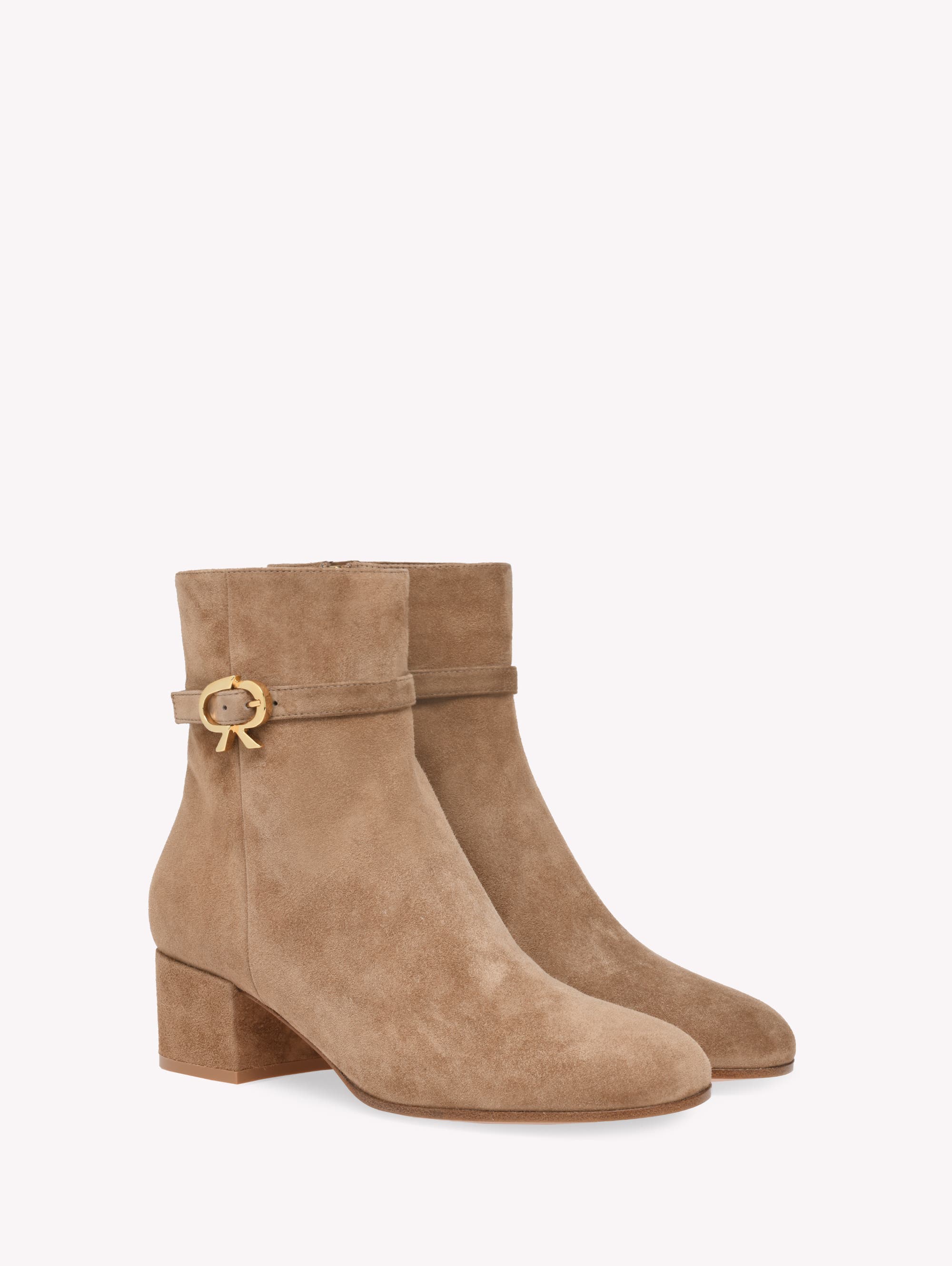 Gianvito Rossi Ribbon Bootie, Alternate, color, 