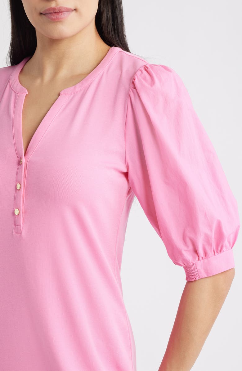 Lilly Pulitzer<sup>®</sup> Ronson Cotton Blend Mixed Media Dress, Alternate, color, Confetti Pink