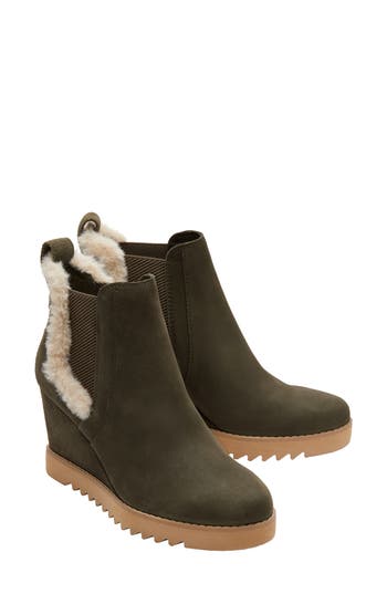 Toms Maddie Wedge Bootie In Green