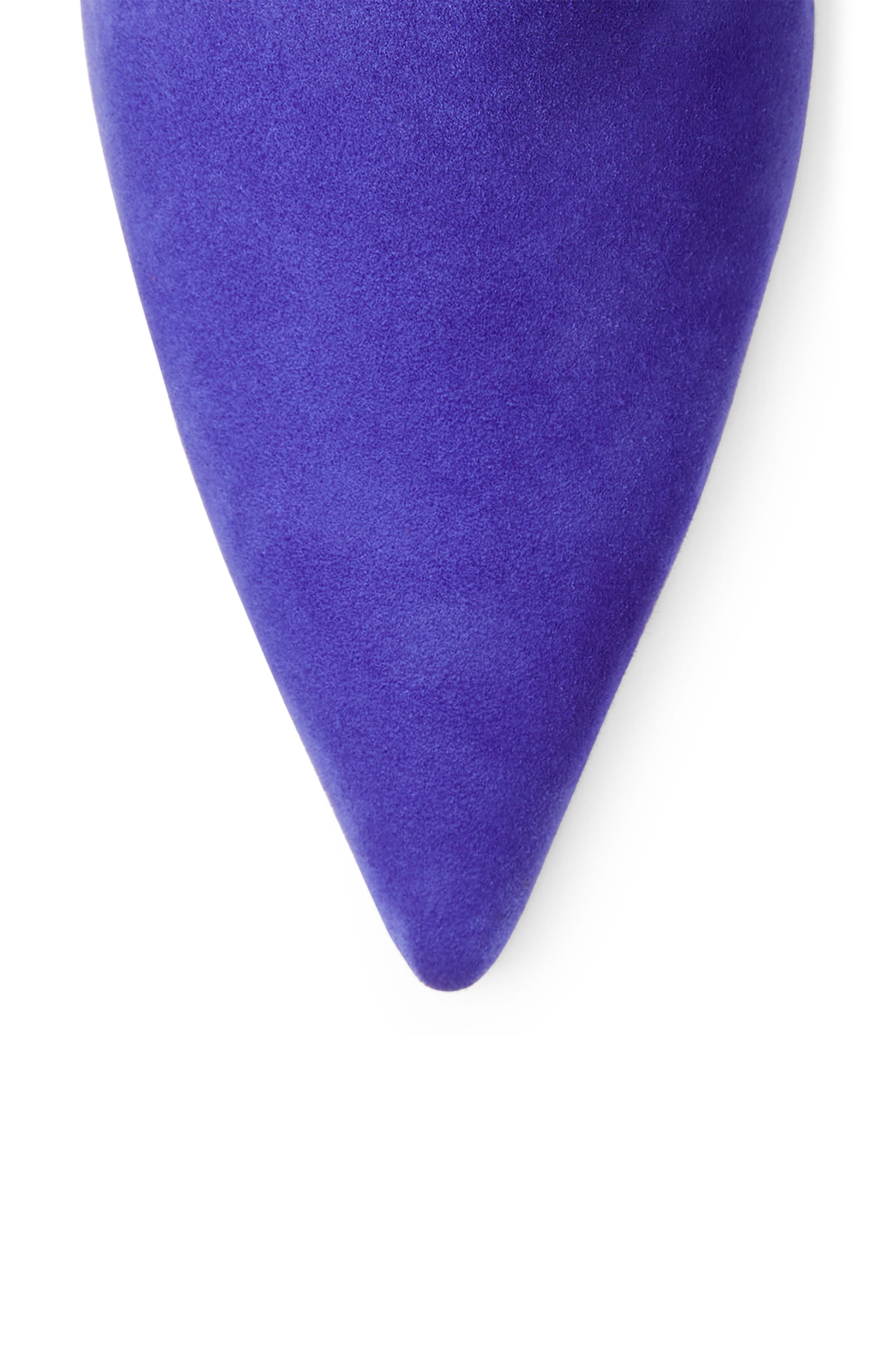 Stuart Weitzman Ultrastuart 100 Stretch Pointed Toe Over the Knee Boot, Alternate, color, Dusk