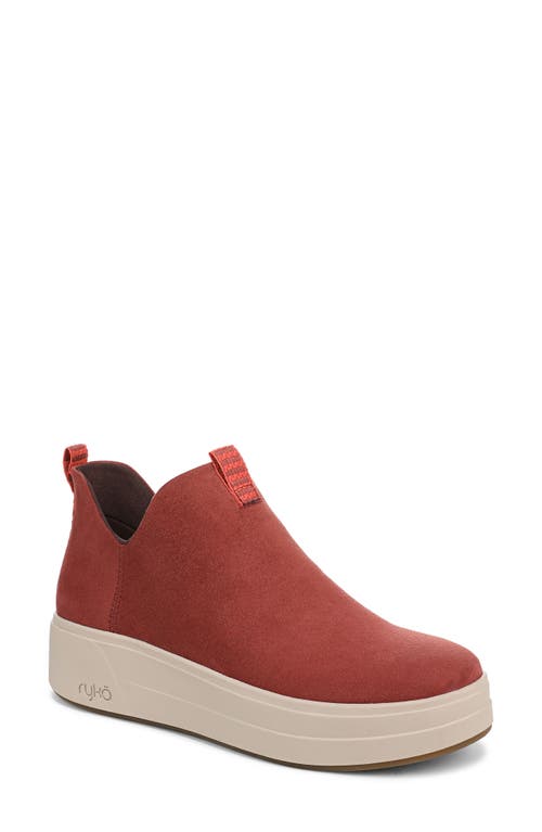 Ryka Rykä Vivie Short Boot In Burgundy