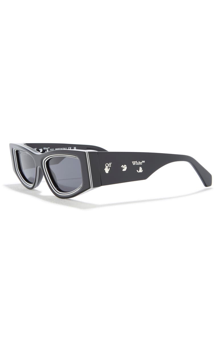Off-White 53mm Andy Rectangle Sunglasses, Alternate, color, 