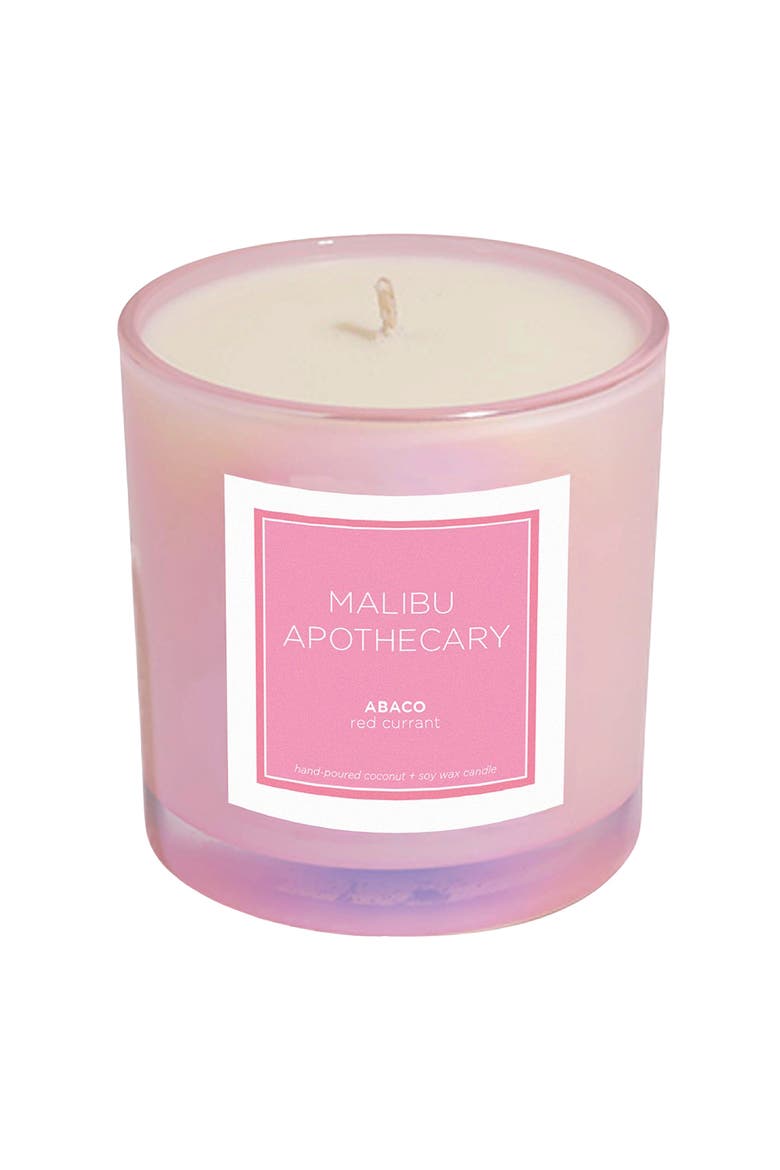 Iridescent Pink Candle, Main, color, Abaco