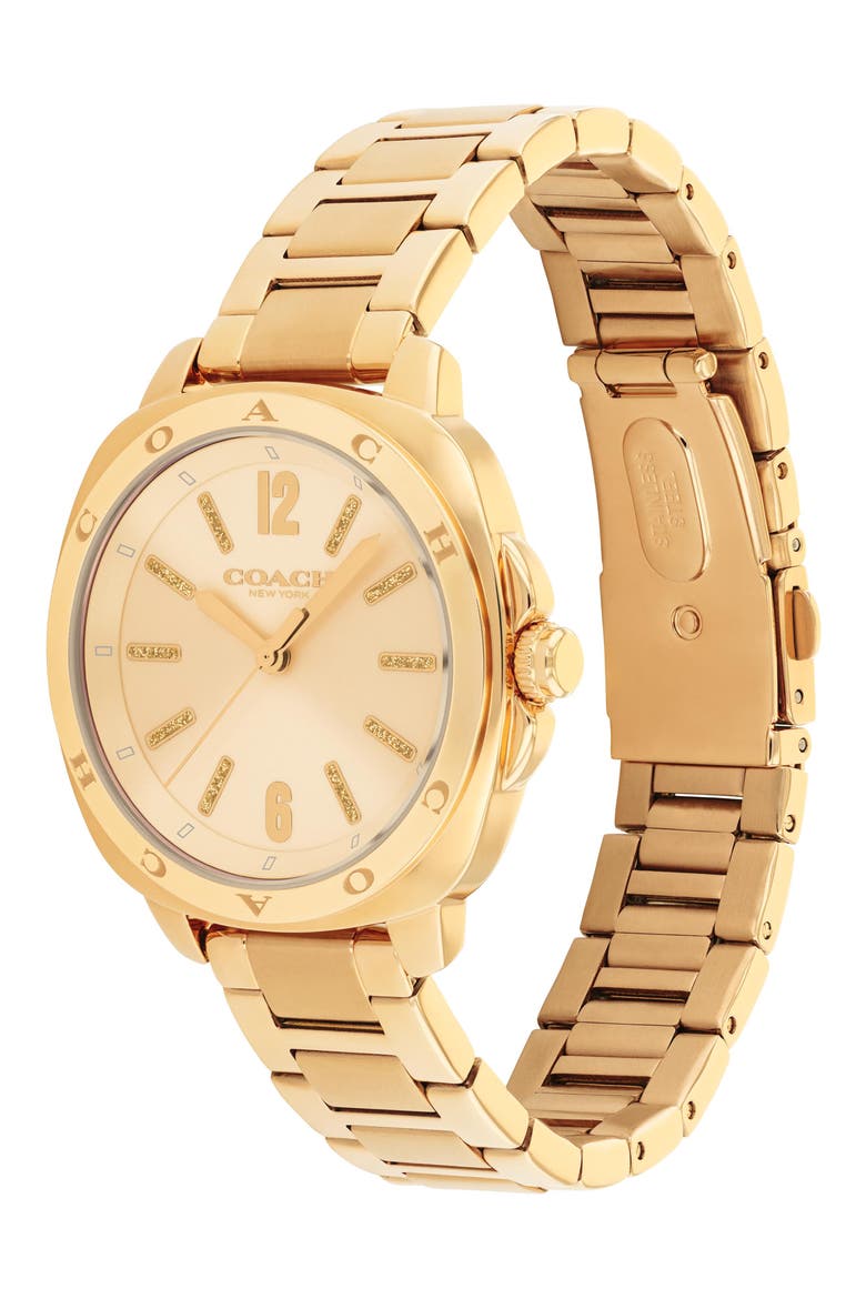 Kitt Bracelet Watch, 34mm, Alternate, color, GOLD