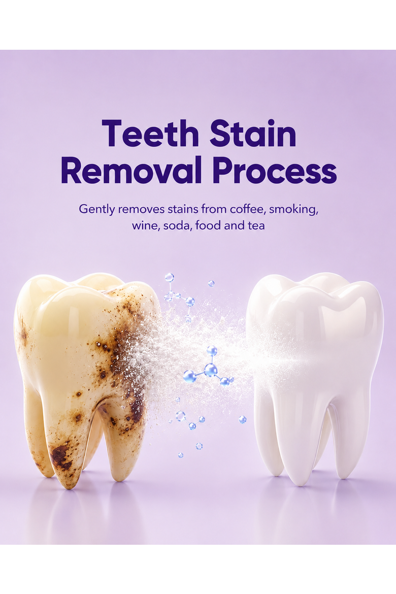 Nano Hydroxyapatite Tooth Powder, Alternate, color, Purple