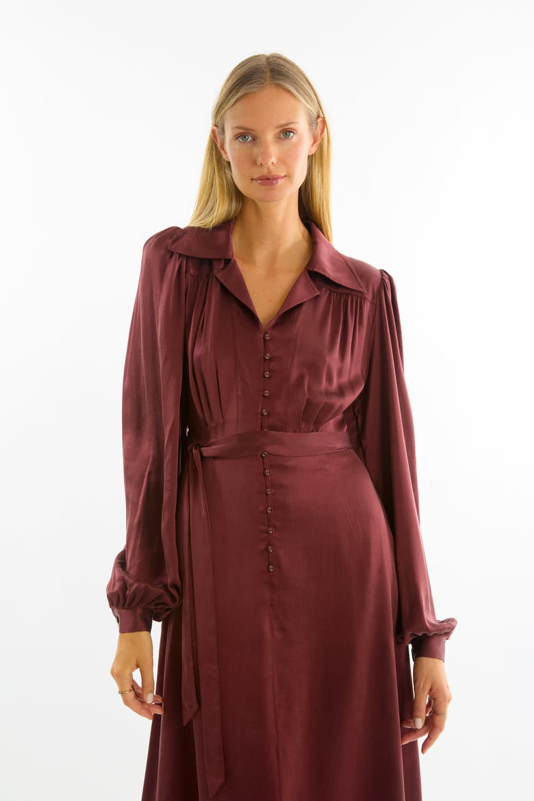 Polly Dress, Alternate, color, Mulberry