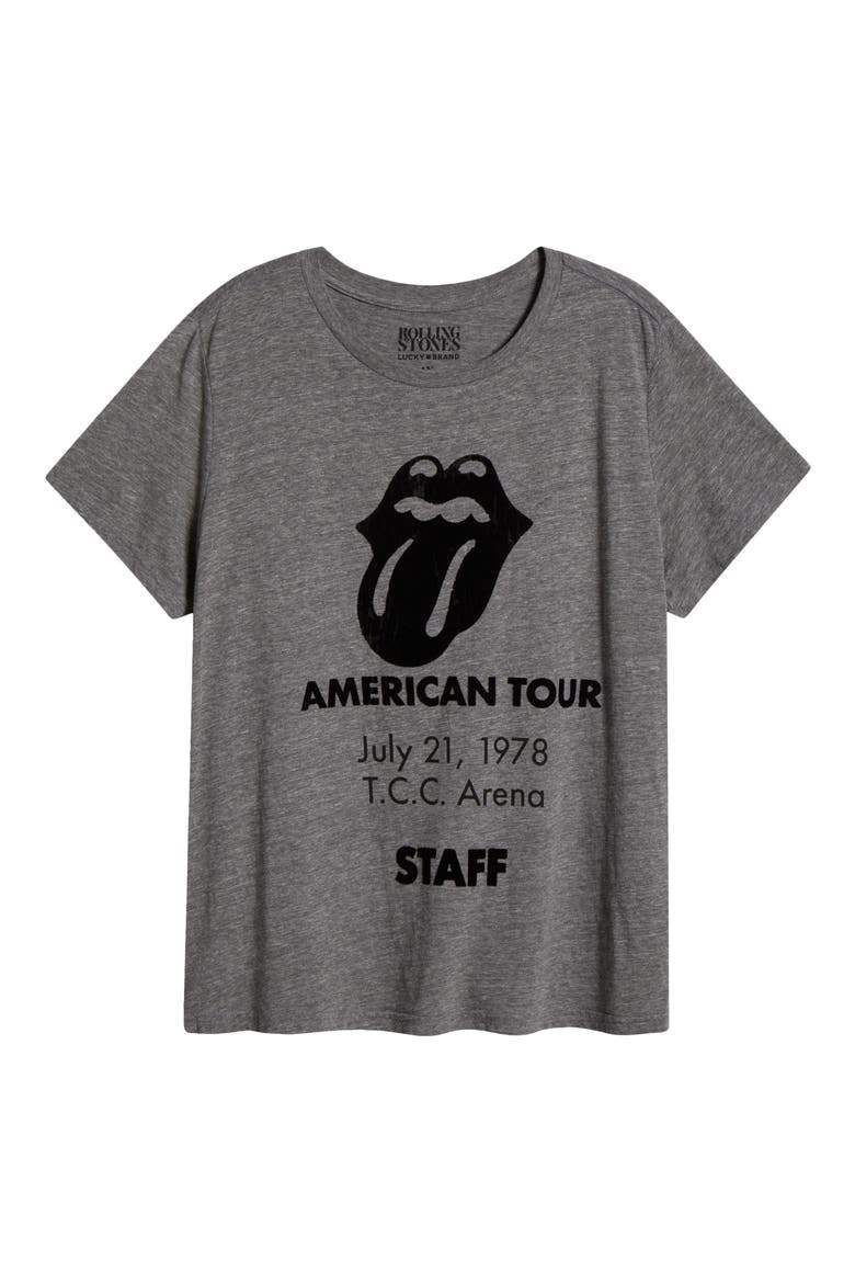 Rolling Stones Graphic Boyfriend T-Shirt, Alternate, color, MEDIUM HEATHER GREY