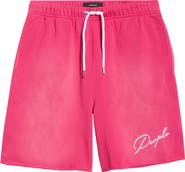 PURPLE BRAND Signature Midweight Fleece Sweat Shorts