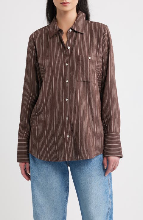 Beck Striped Button-Front Shirt
