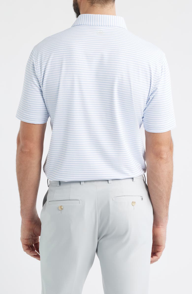 Peter Millar Keynote Performance Jersey Golf Polo, Alternate, color, White