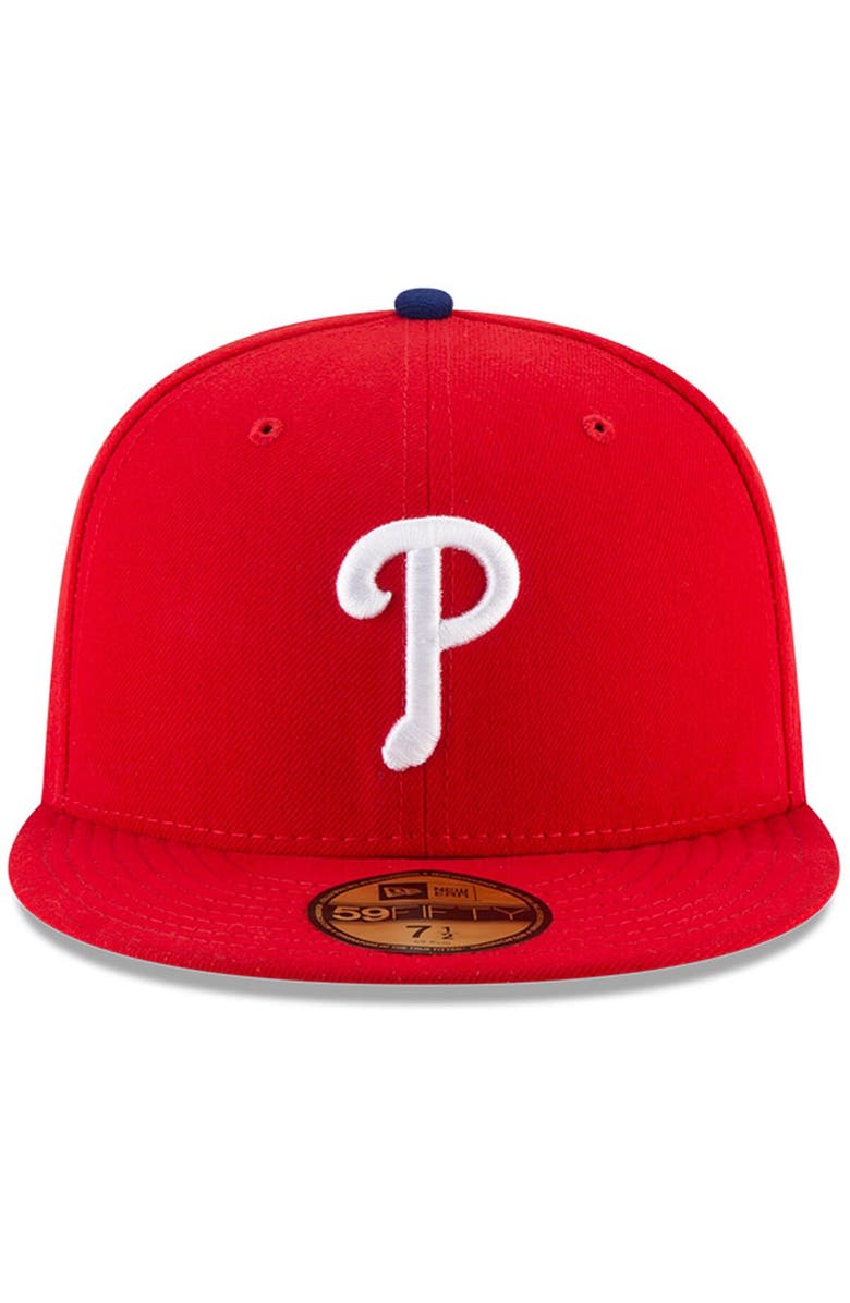 New Era Men's New Era Red Philadelphia Phillies 2024 Jackie Robinson Day 59FIFTY Fitted Hat, Alternate, color, 