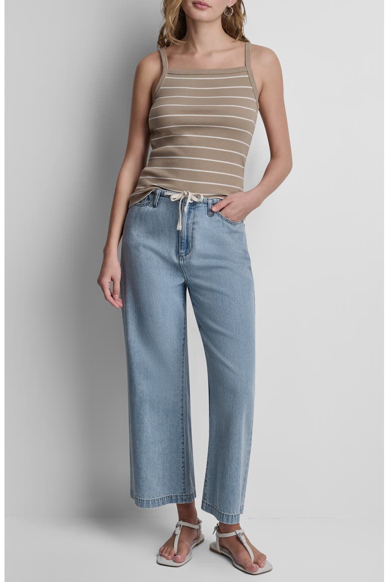 Mid Rise Wide Leg Jeans, Alternate, color, BRIGHTON