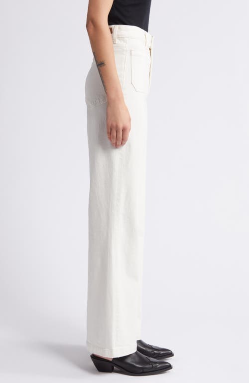 LE JEAN LE JEAN VIRGINIA PATCH POCKET HIGH WAIST WIDE LEG JEANS