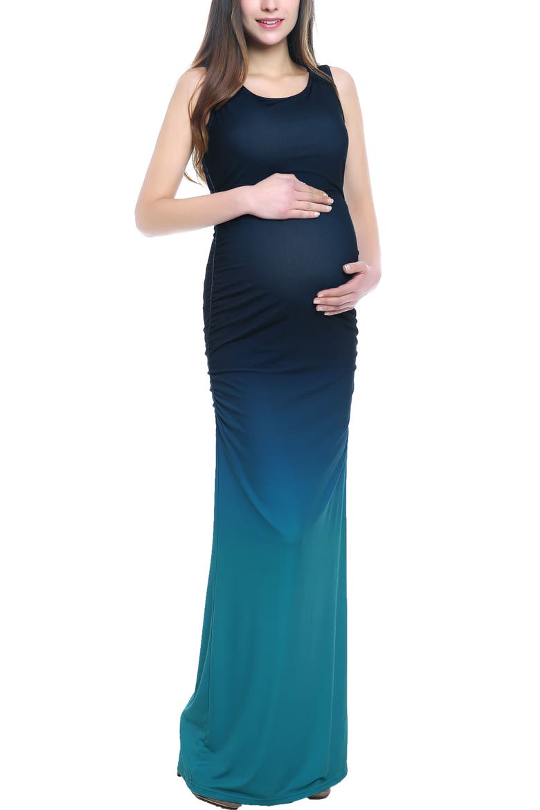 Sonia Ombre Tank Column Maternity Dress, Main, color, Multicolored