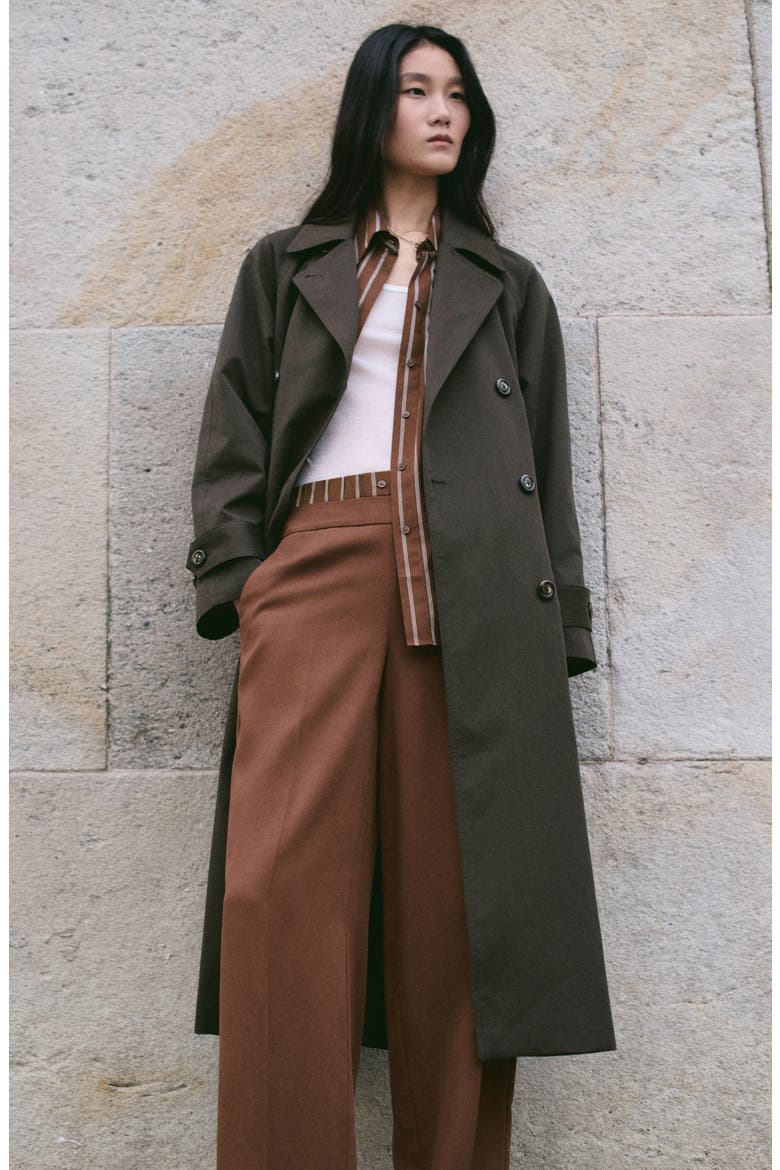 Wide Leg Pants, Alternate, color, BROWN
