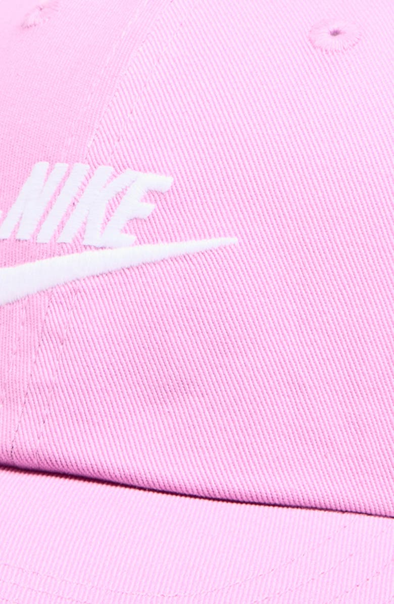 Nike Kids' Club Swoosh Baseball Cap, Alternate, color, Light Magenta/ White