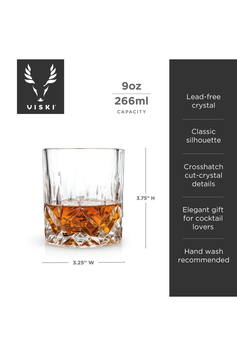 Admiral Crystal Tumblers Set of 4, Alternate, color, Clear