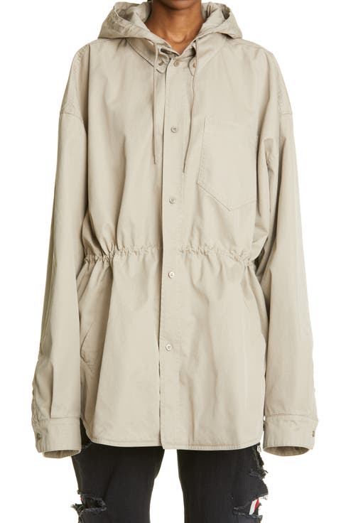 Hooded Cotton Overshirt