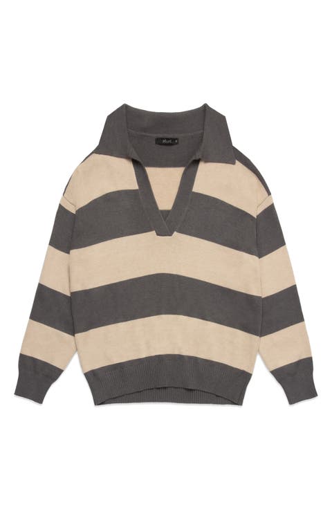 Nick Polo Stripe Sweater