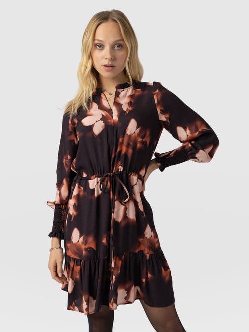 Shop Saint + Sofia Mini Olivia Zip Up Dress