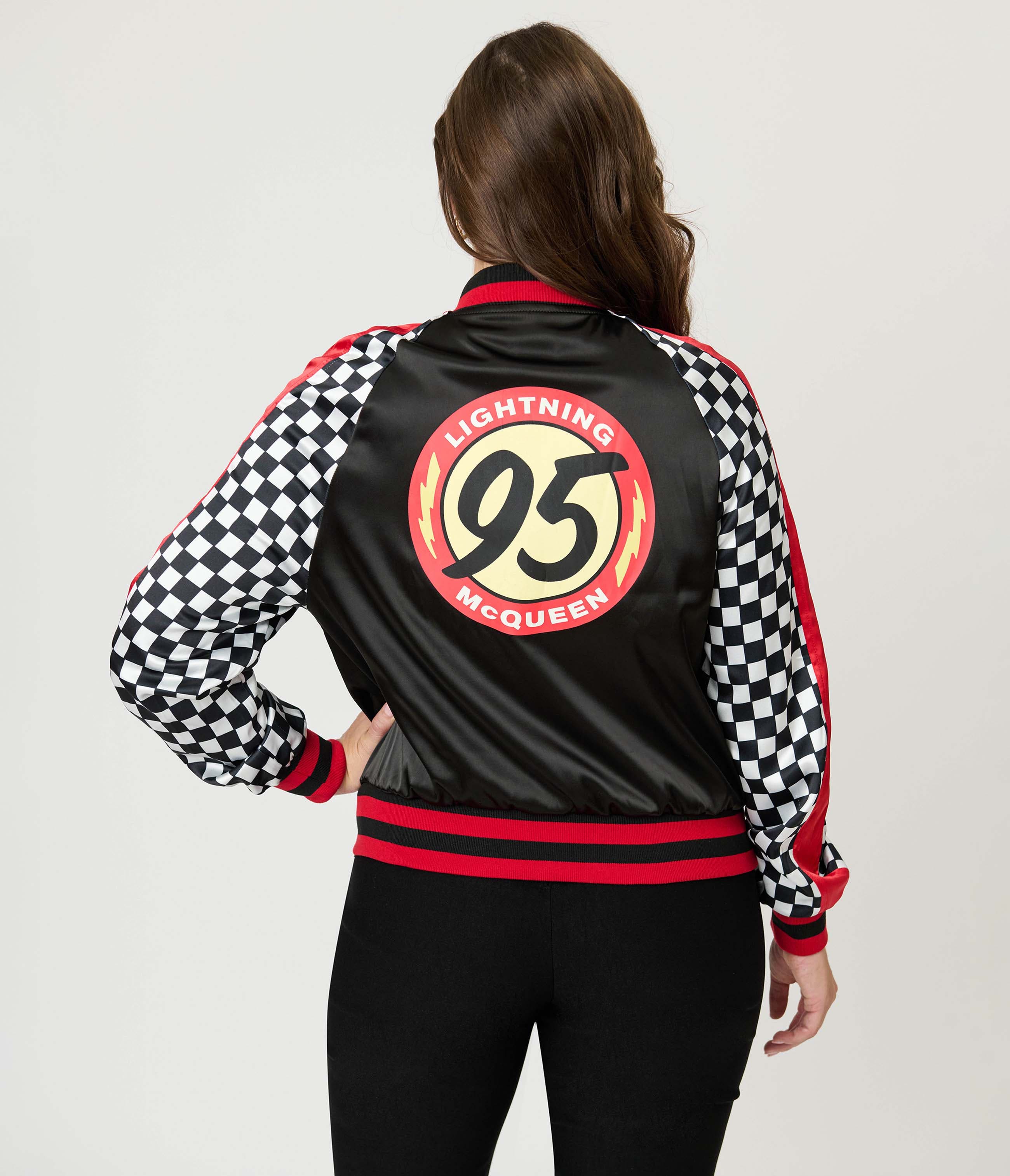 Satin Bomber Jacket - image 2