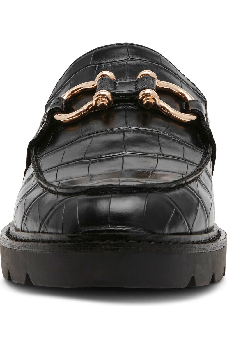 Anne Klein Ester Croc Embossed Loafer, Alternate, color,