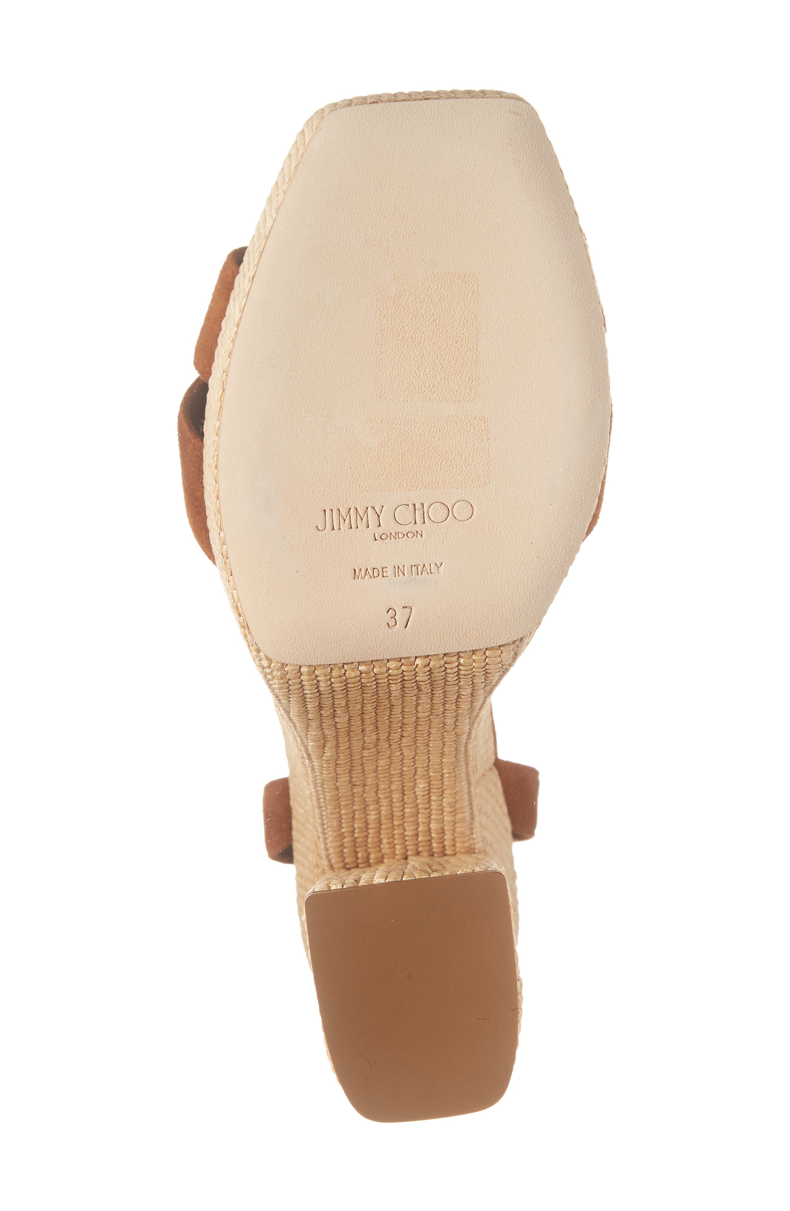 Jimmy Choo Gaia Ankle Wrap Platform Sandal, Alternate, color, 