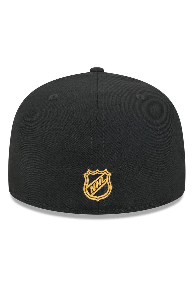 Men's New Era  Black Boston Bruins Core 59FIFTY Fitted Hat, Alternate, color, Black