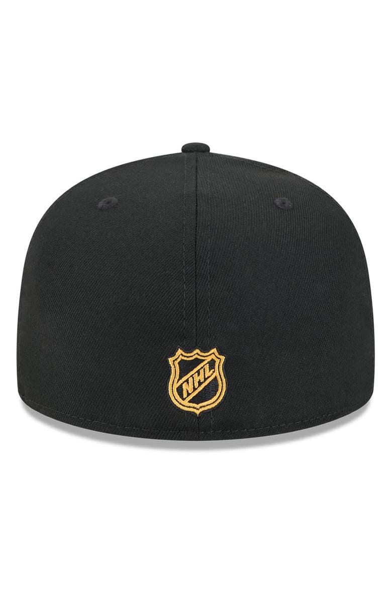 New Era Men's New Era  Black Boston Bruins Core 59FIFTY Fitted Hat, Alternate, color, Black