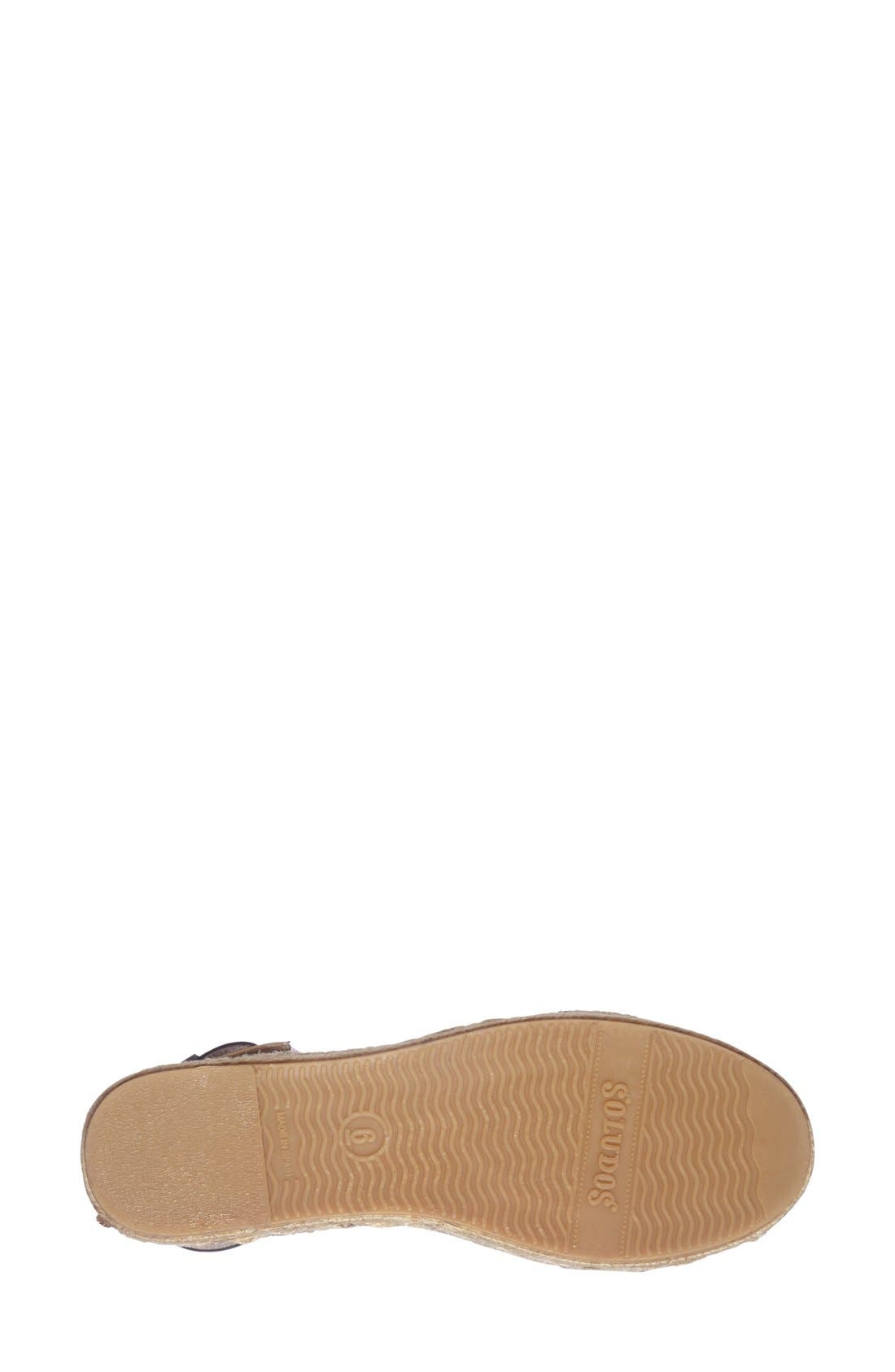 Soludos Espadrille Platform Sandal, Alternate, color, 