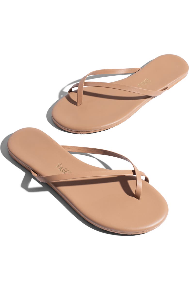 TKEES Riley Metallic Flip Flop, Main, color, Beach Bum