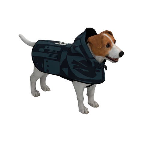 Dog Rain Poncho Back To Art