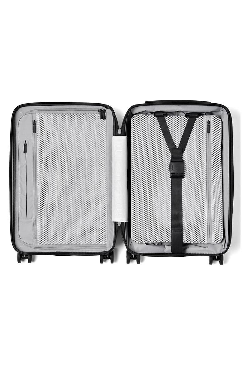 Max 23-Inch Spinner Carry-On, Alternate, color, BLACK