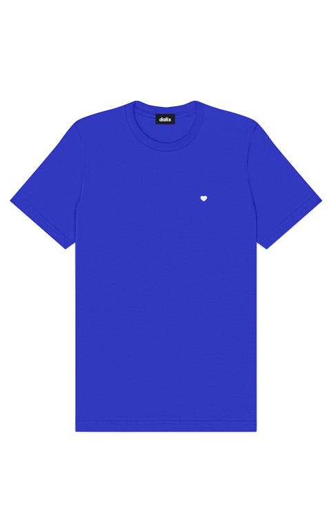 Mens Lil Heart Midweight Cotton Tee