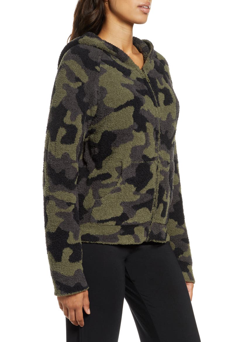 CozyChic™ Camo Zip Hoodie, Alternate, color, OLIVE MULTI