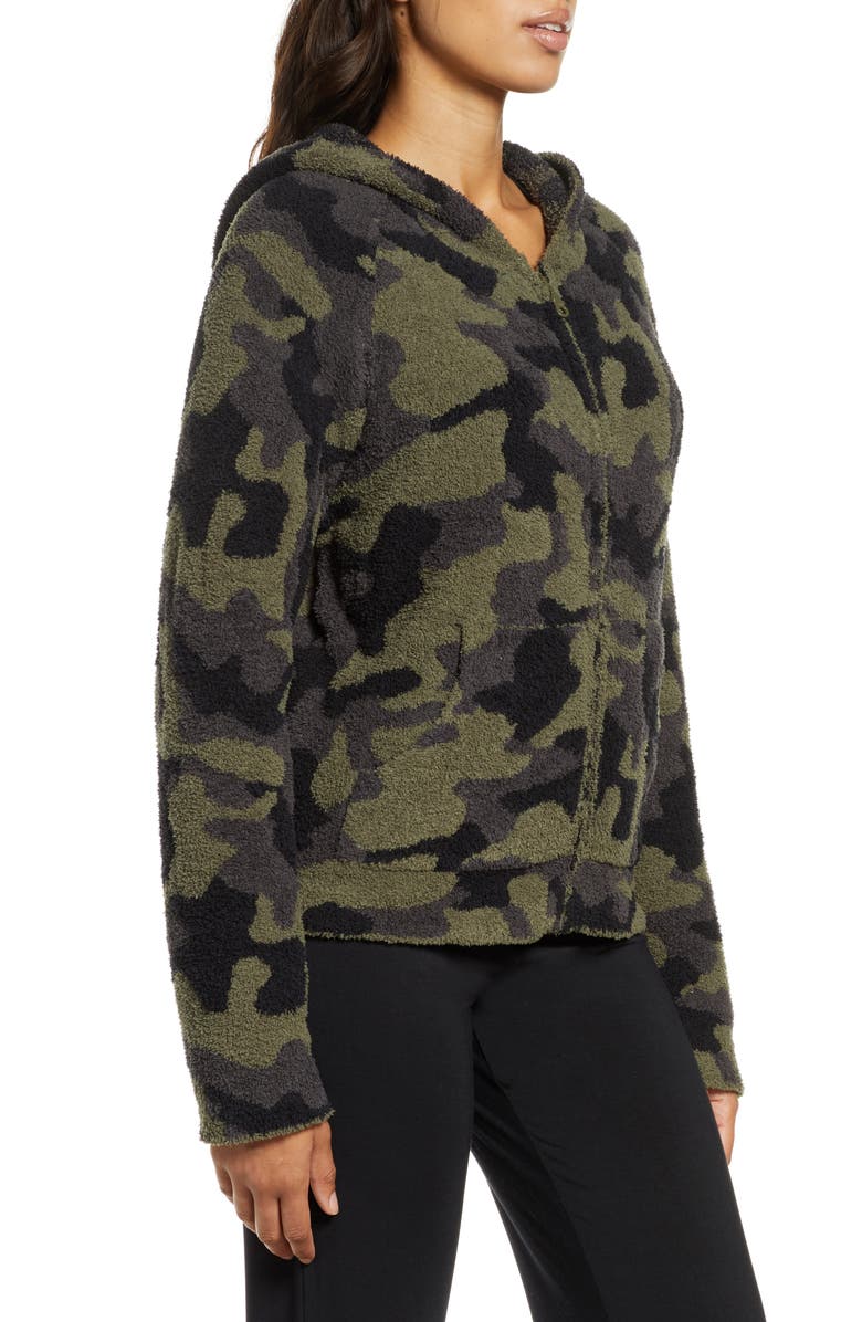 Barefoot Dreams<sup>®</sup> CozyChic<sup>™</sup> Camo Zip Hoodie, Alternate, color,
