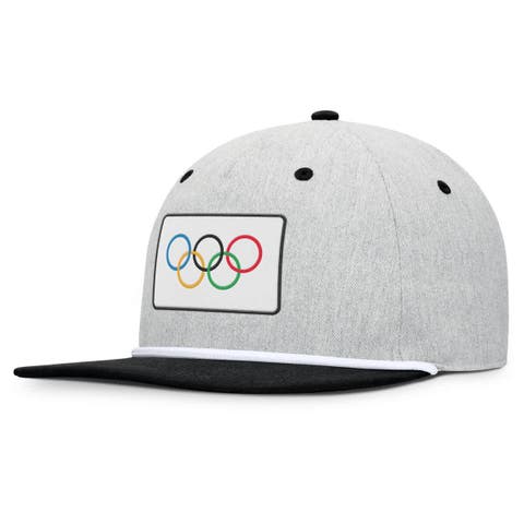 Men's Fanatics Heather Gray/Black Olympic Games Photo Finish Adjustable Hat
