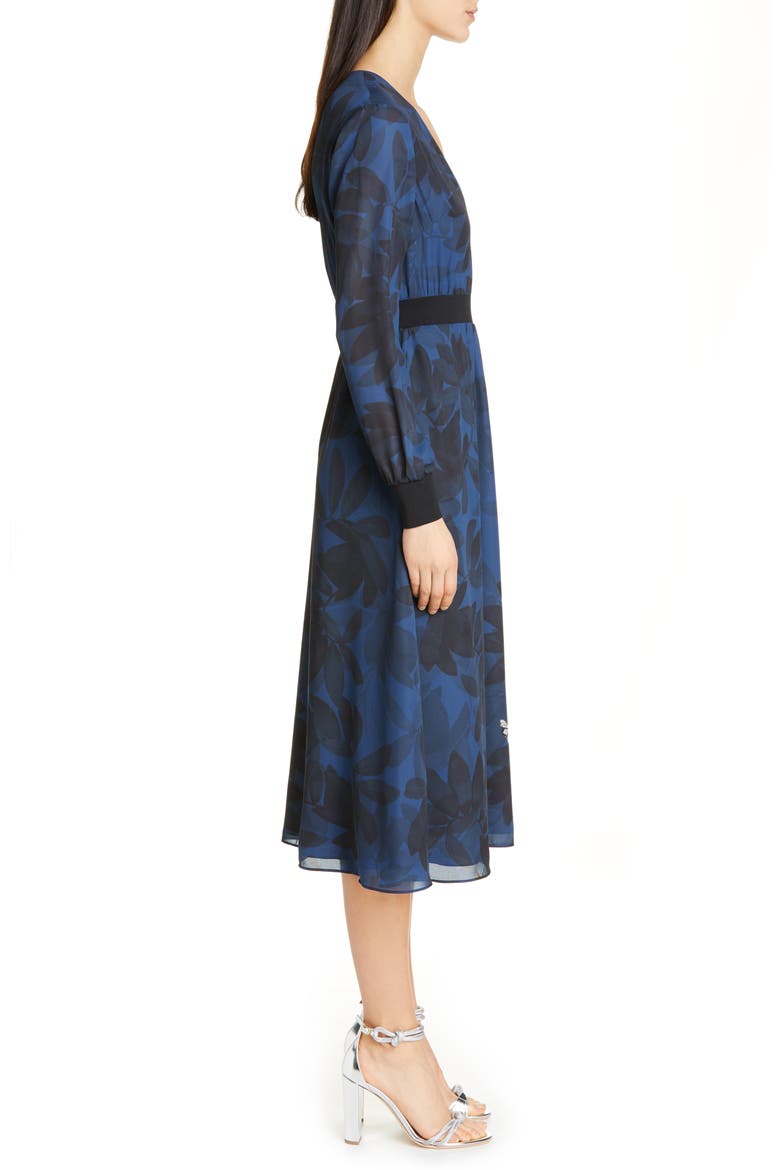 Emrall Houdini Long Sleeve Dress, Alternate, color, NAVY