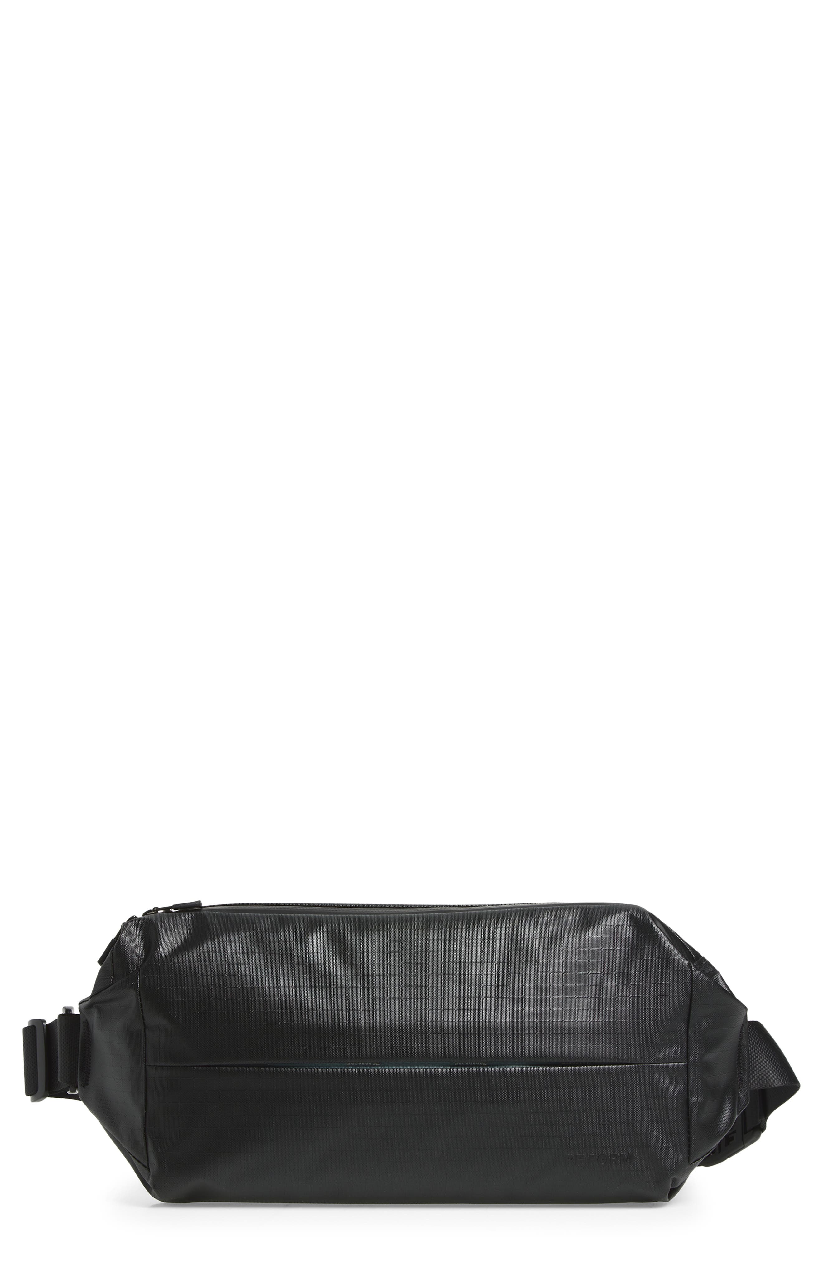 RE:FORM Nylon Crossbody Bag in Black 