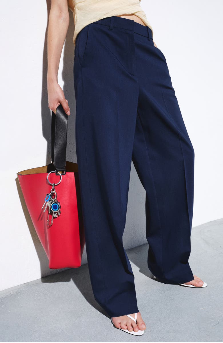 MANGO Straight Leg Pants, Alternate, color, 