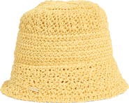 Steve Madden Alex Metallic Crochet Bucket Hat