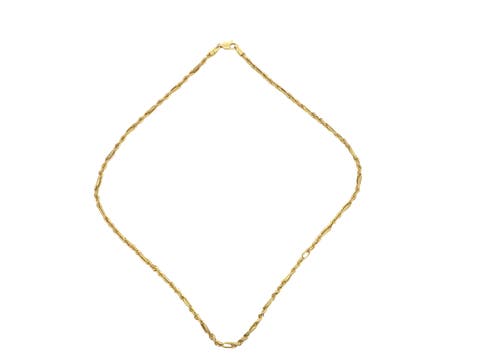 14K Figaro Rope Link 4mm 20in 8g Chain Necklace