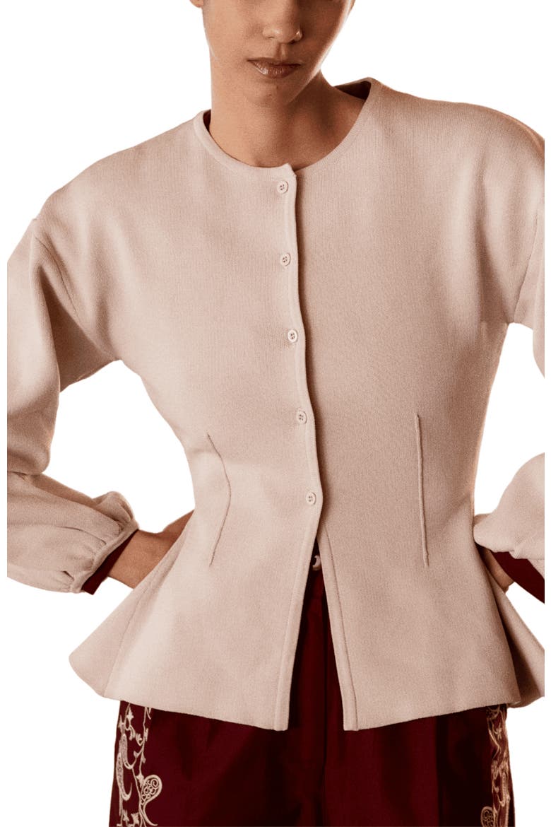 Concha Jacket, Alternate, color, Beige